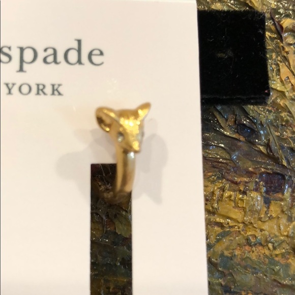 Kate Spade Cat and Mouse Huggie Earrings  - NWT - Picture 10 of 12